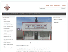 Tablet Screenshot of beef-country.com
